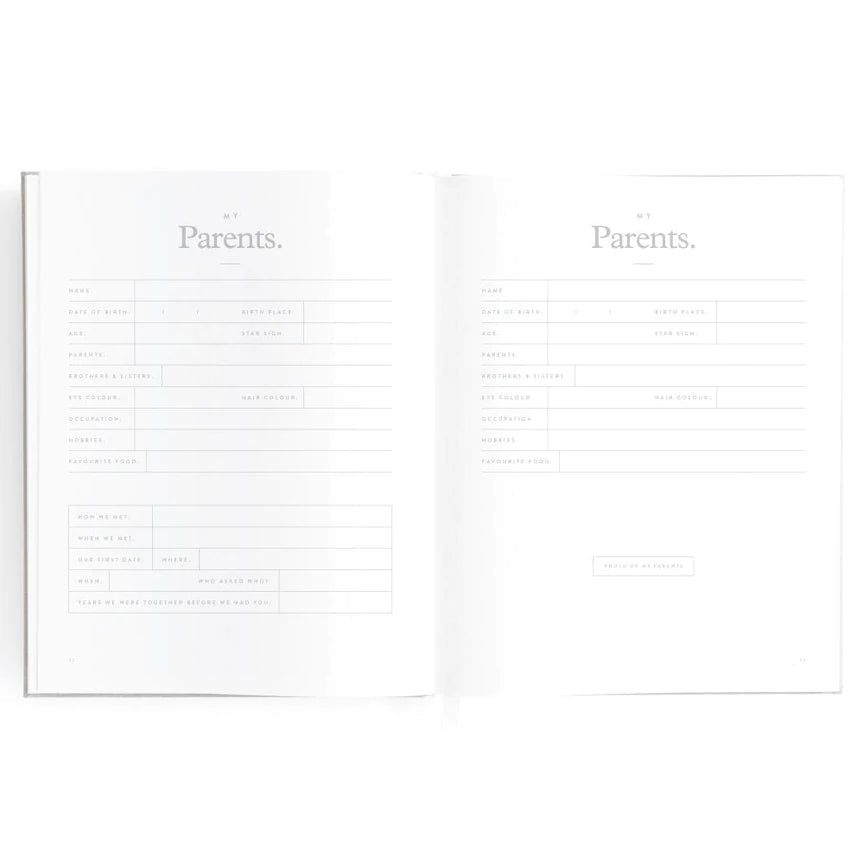 Fox & Fallow Baby Record Book - Buttermilk