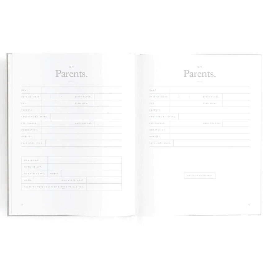 Fox & Fallow Baby Record Book - Biscuit