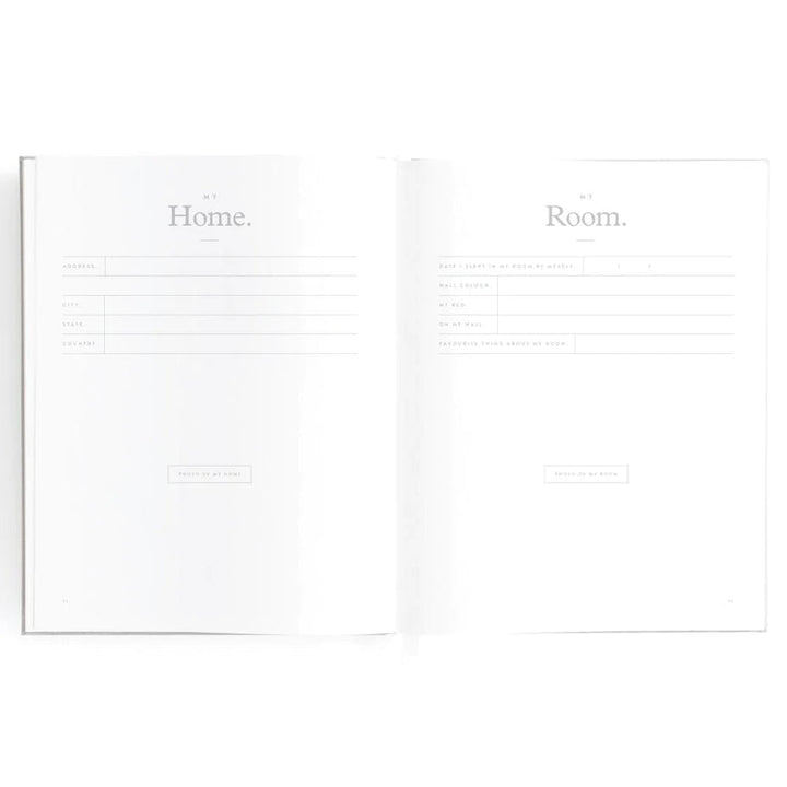 Fox & Fallow Baby Record Book - Grey