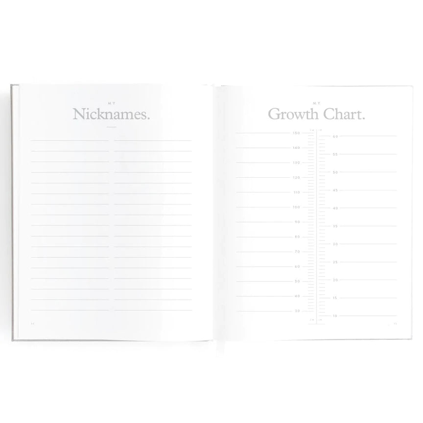 Fox & Fallow Baby Record Book - Buttermilk