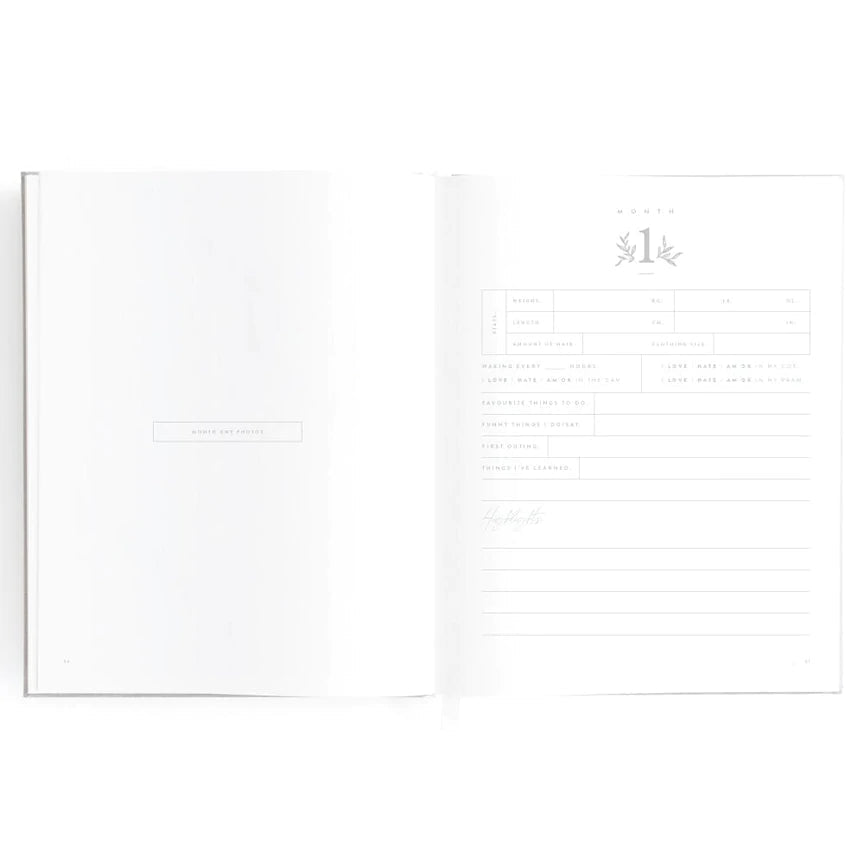 Fox & Fallow Baby Record Book - Biscuit