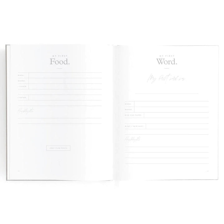 Fox & Fallow Baby Record Book - Biscuit