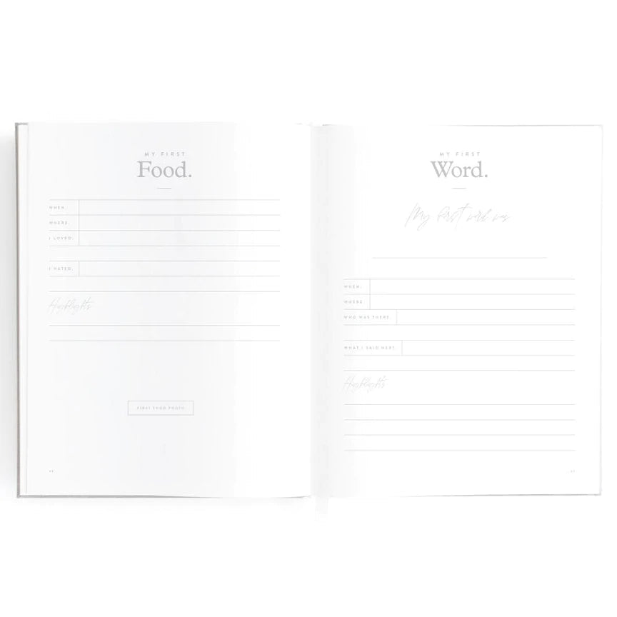 Fox & Fallow Baby Record Book - Buttermilk