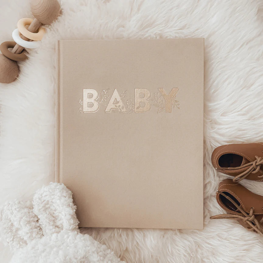 Fox & Fallow Baby Record Book - Biscuit