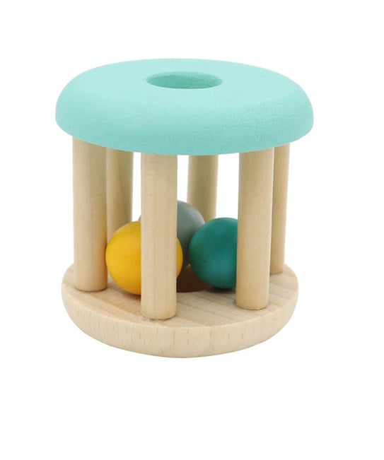 Two Tone Wooden Shaker Rattle