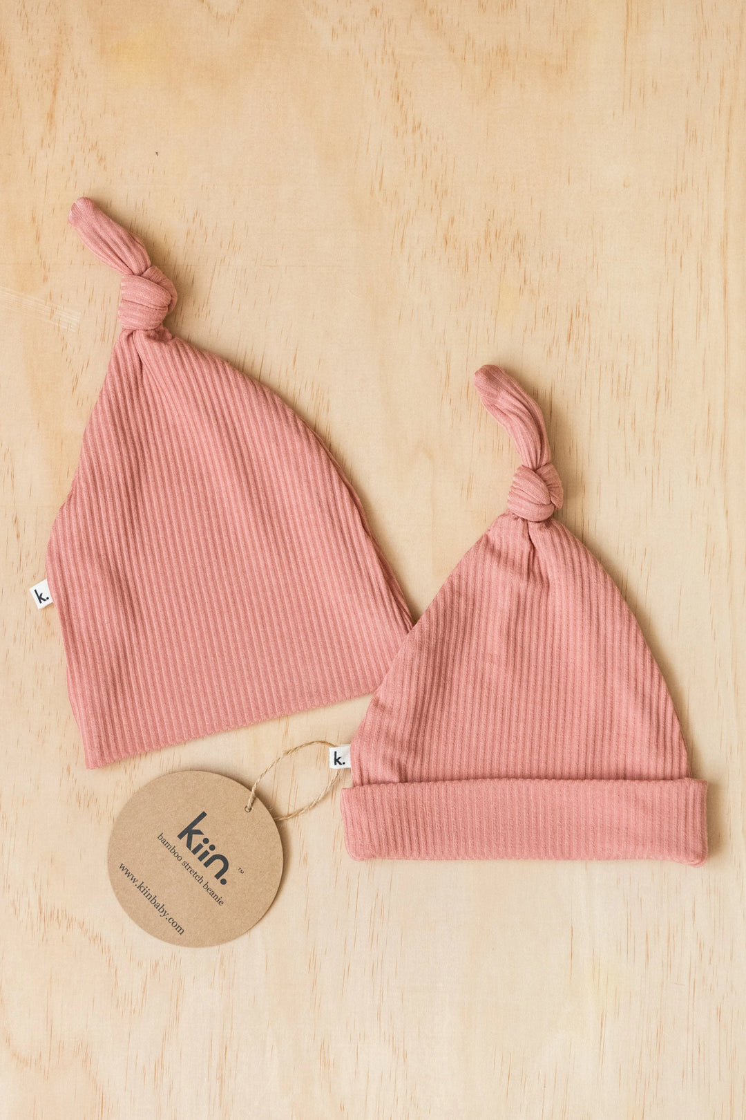 Kiin Organic Bamboo Stretch Knotted Beanie