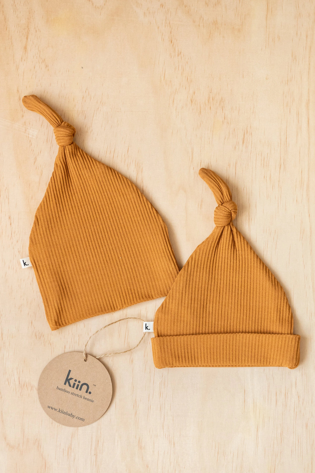 Kiin Organic Bamboo Stretch Knotted Beanie