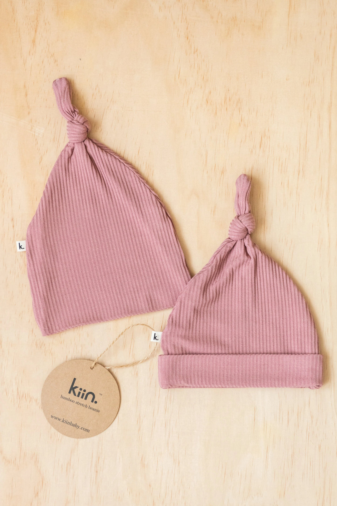 Kiin Organic Bamboo Stretch Knotted Beanie