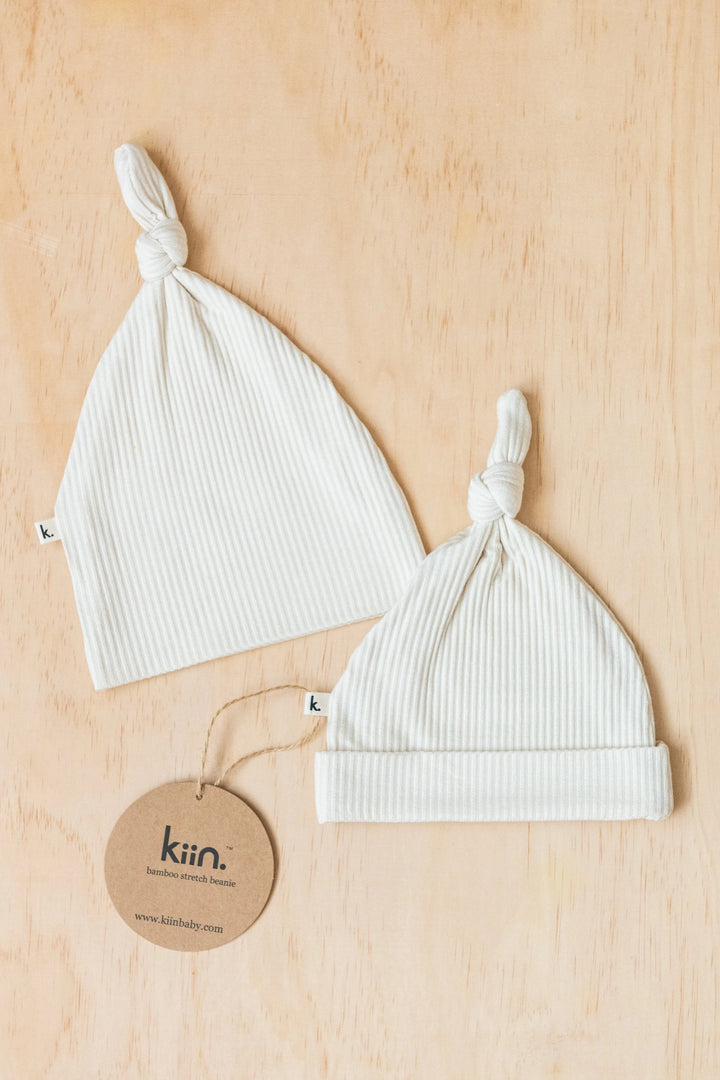 Kiin Organic Bamboo Stretch Knotted Beanie
