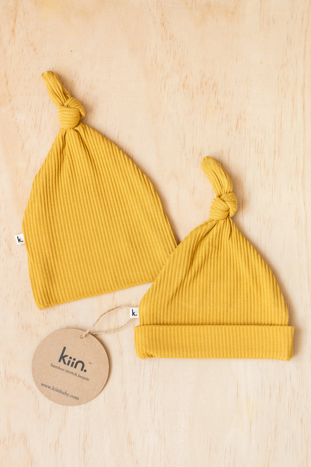 Kiin Organic Bamboo Stretch Knotted Beanie