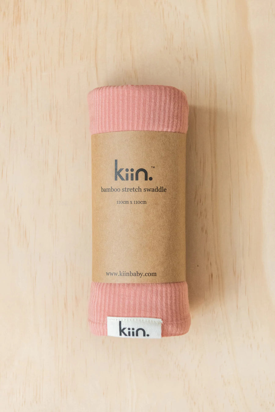 Kiin Organic Bamboo Stretch Swaddle - Blush