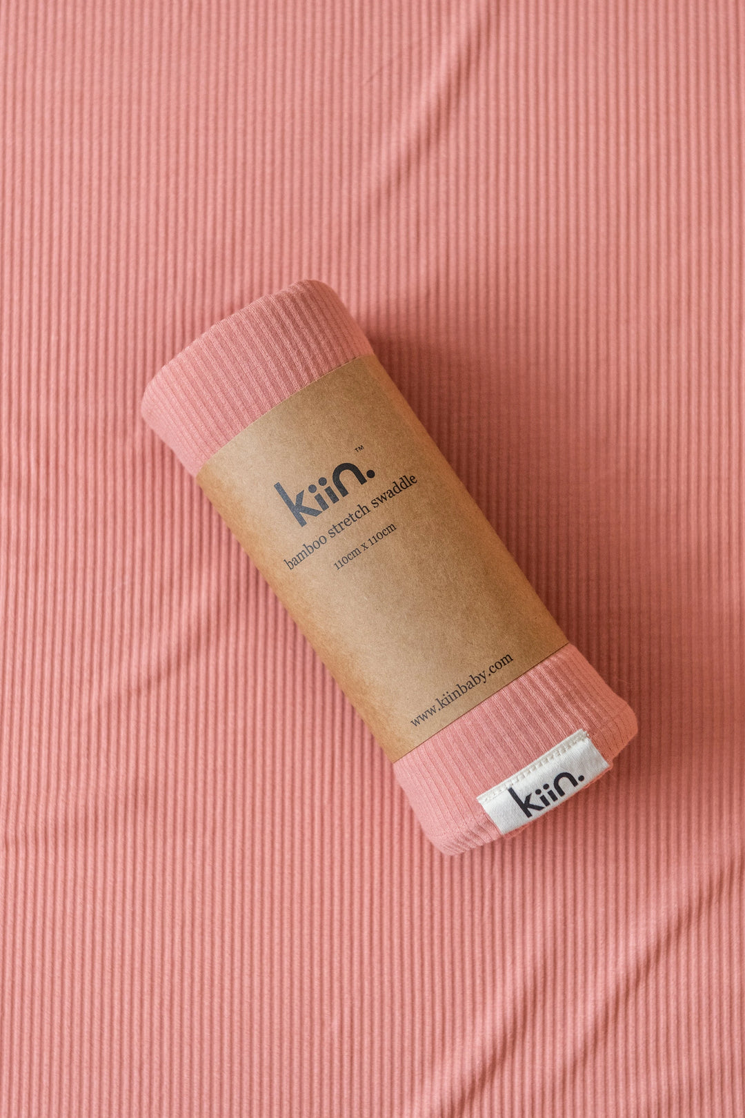 Kiin Organic Bamboo Stretch Swaddle - Blush