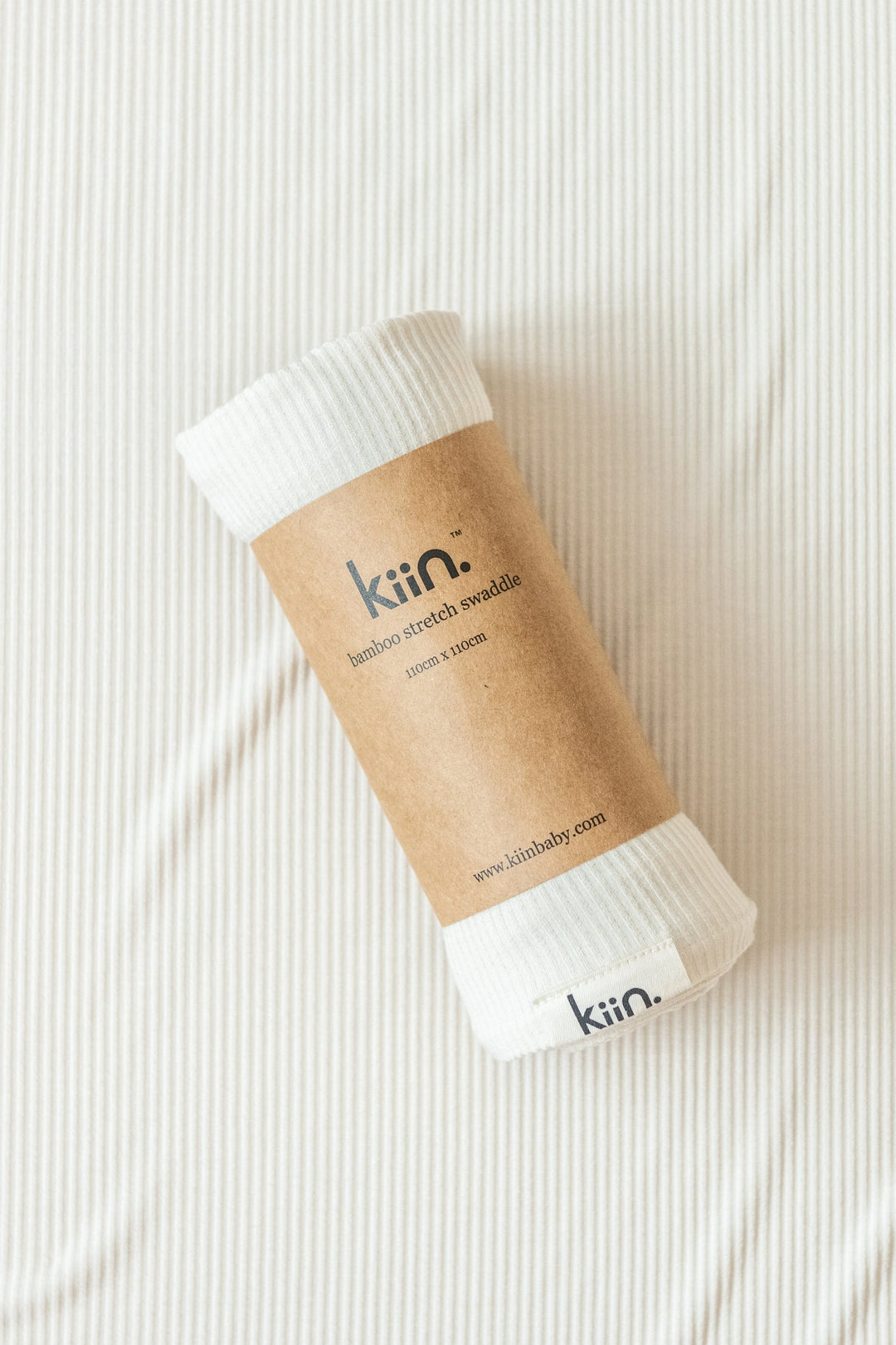 Kiin Organic Bamboo Stretch Swaddle - Ivory