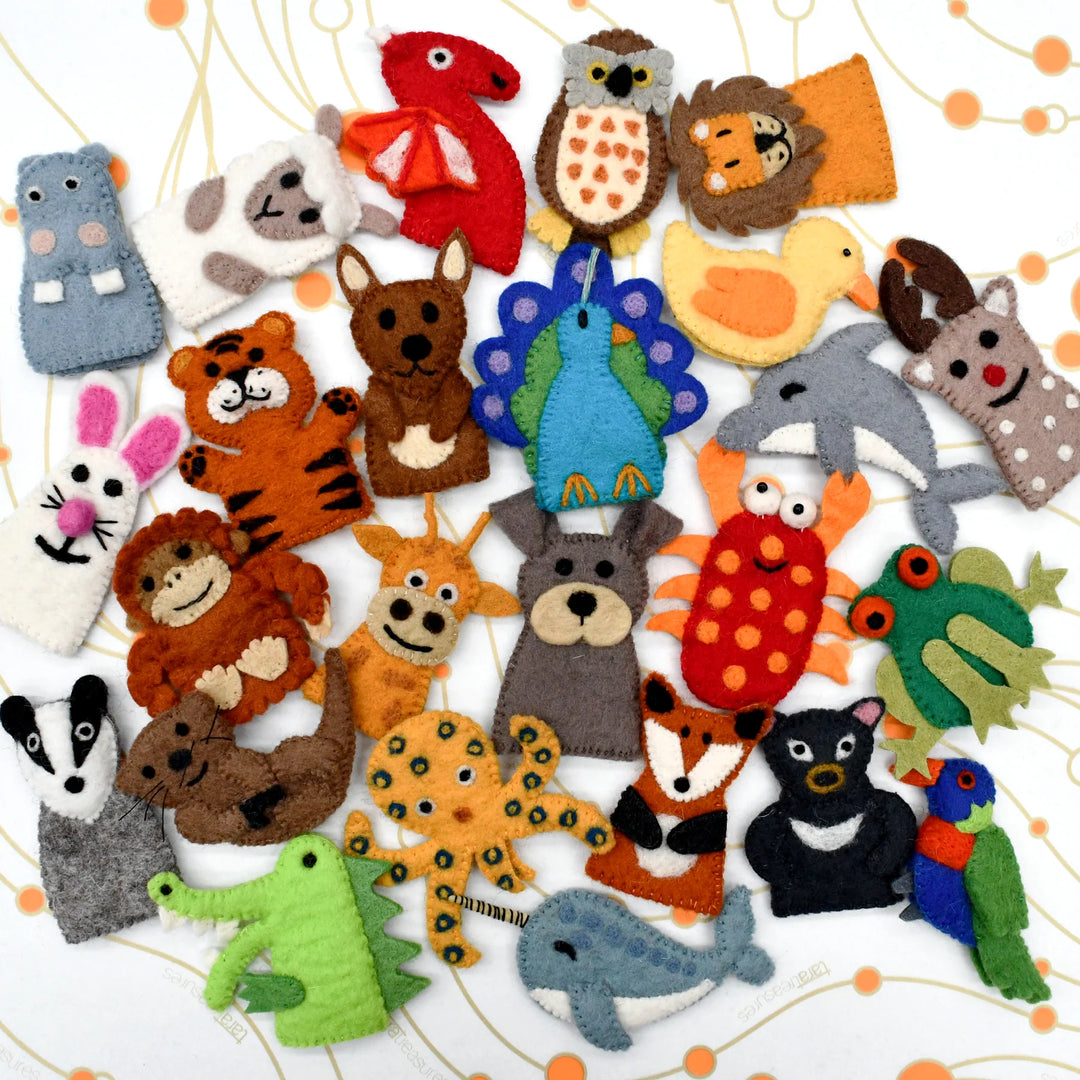 Assorted Felt Finger Puppets SALE