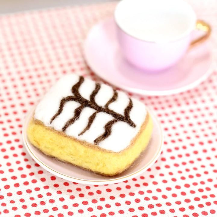 Felt Play Food | Vanilla Slice