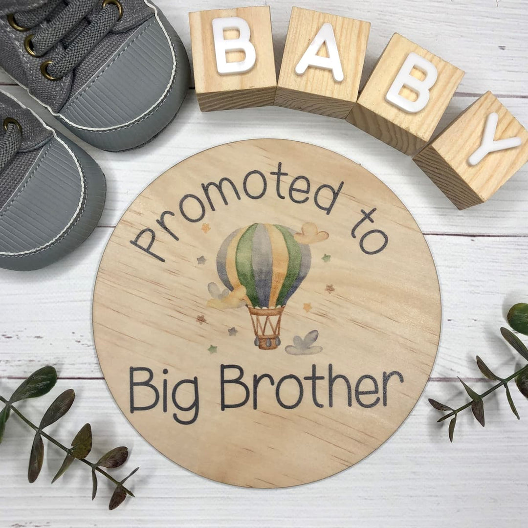 Big Brother Announcement Wooden Plaque