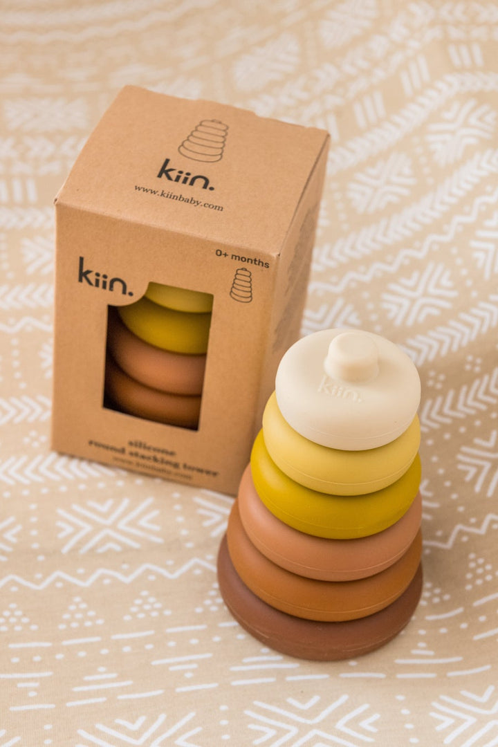 Kiin Silicone Round Stacking Tower Toy