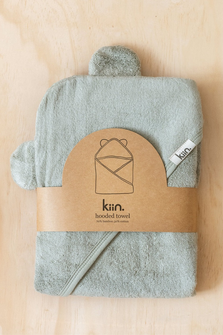 Kiin Bamboo Cotton Hooded Towel