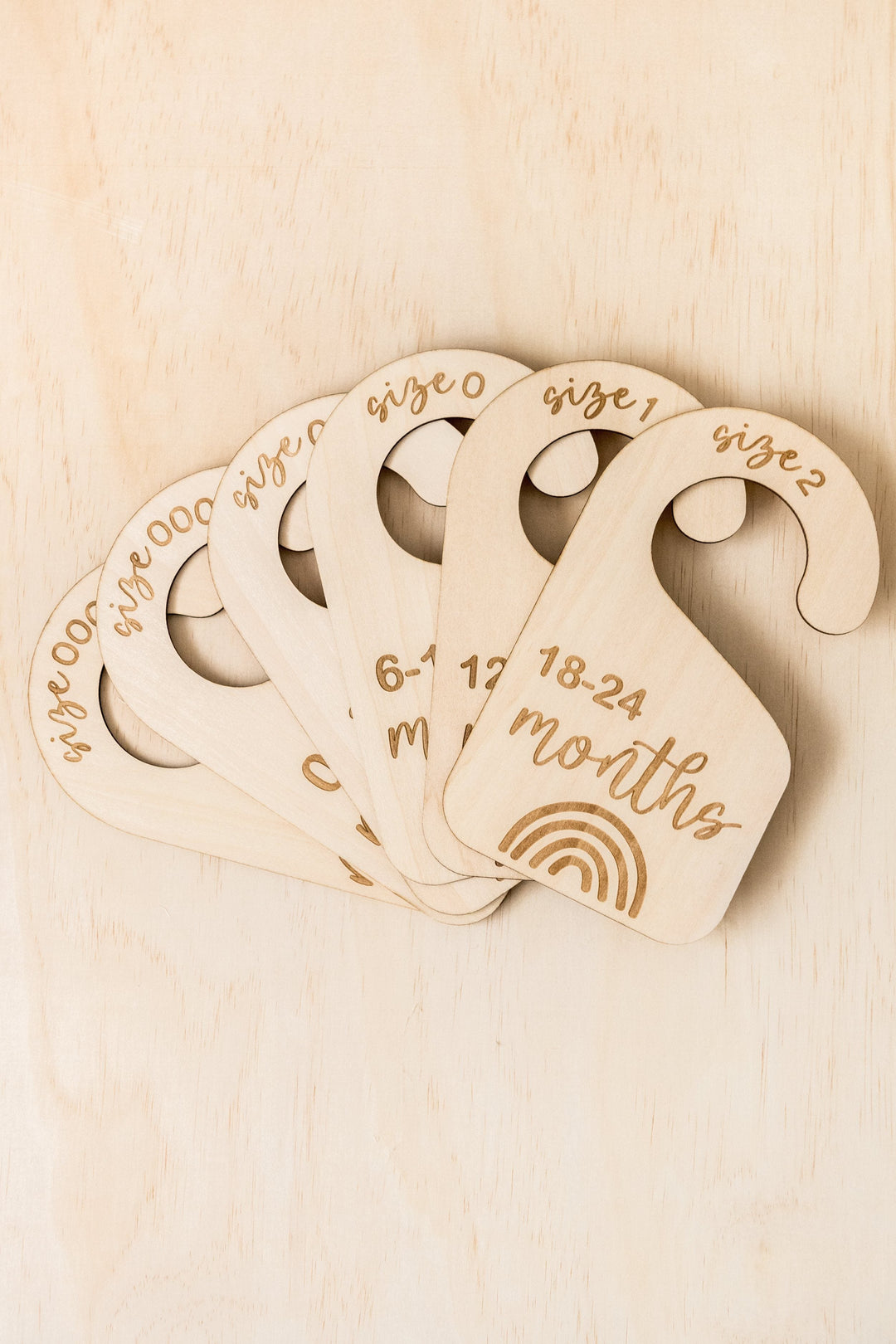 Kiin Baby Wooden Wardrobe Size Dividers