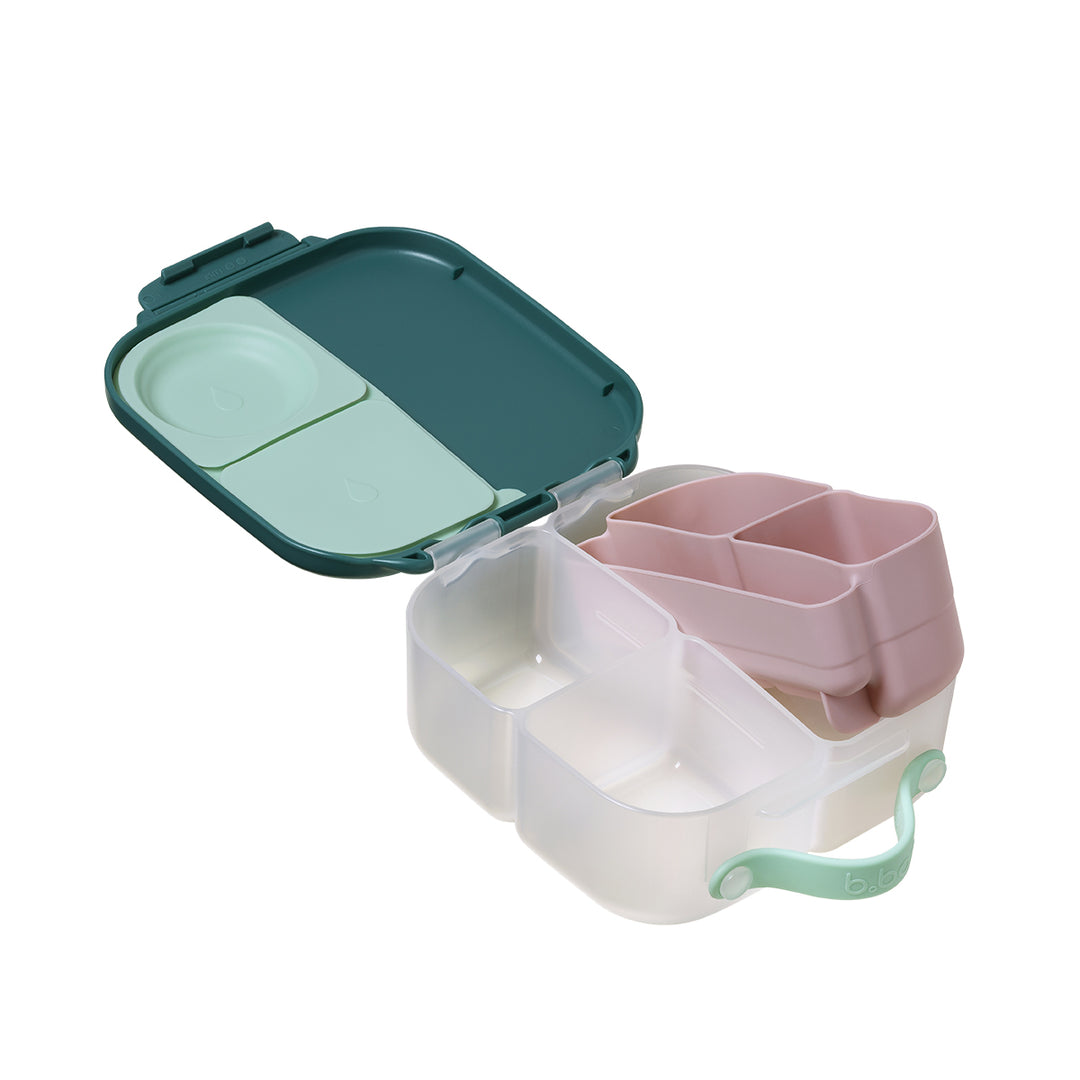 b.box Mini Lunchbox Silicone Bento Tray Insert - Forest