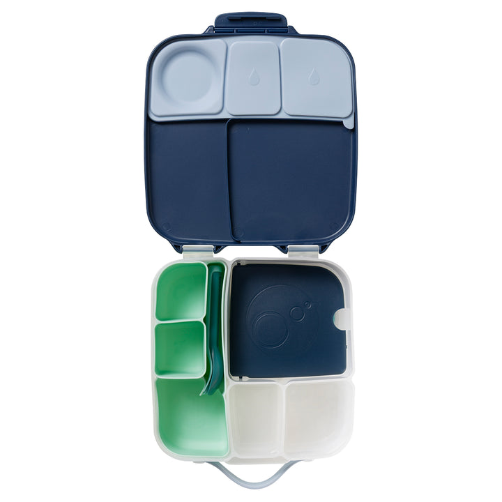 b.box Silicone Lunchbox Bento Tray - Forest