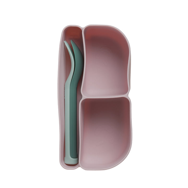 b.box Mini Lunchbox Silicone Bento Tray Insert - Berry