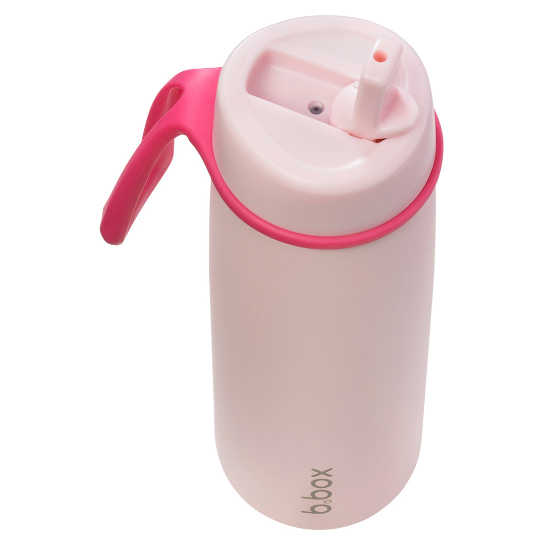 b.box Insulated Flip Top Drink Bottle 690ml -  Pink Paradise