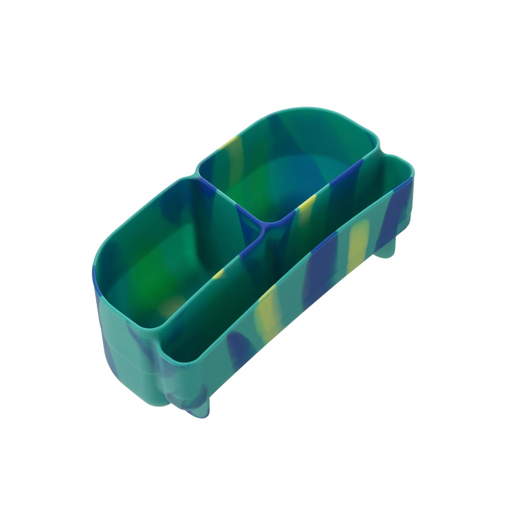 b.box Mini Lunchbox Silicone Bento Tray Insert - Electric Jungle