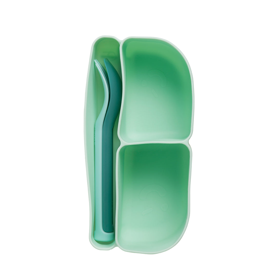 b.box Mini Lunchbox Silicone Bento Tray Insert - Forest