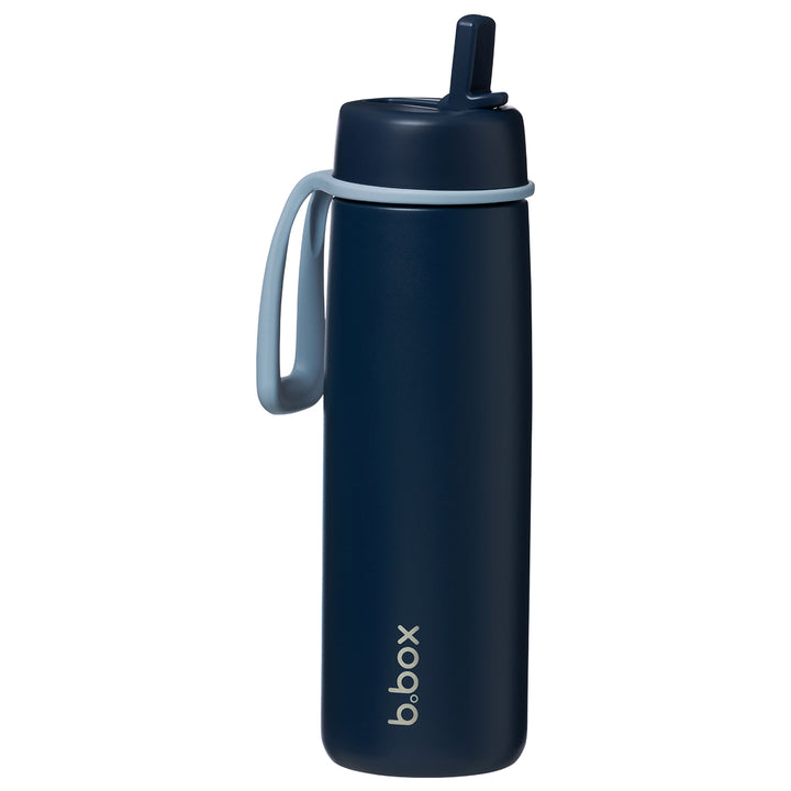 b.box Insulated Flip Top Drink Bottle 690ml - Midnight