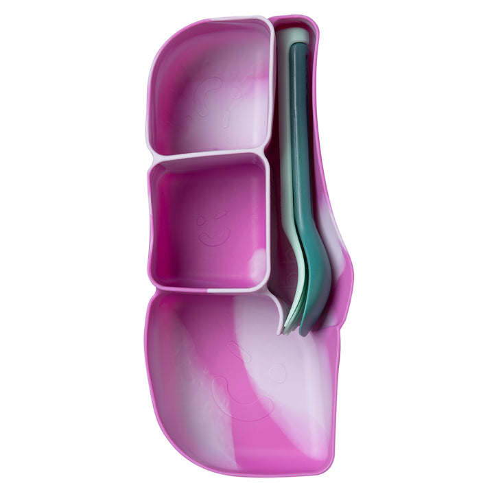 b.box Silicone Lunchbox Bento Tray - Cosmic