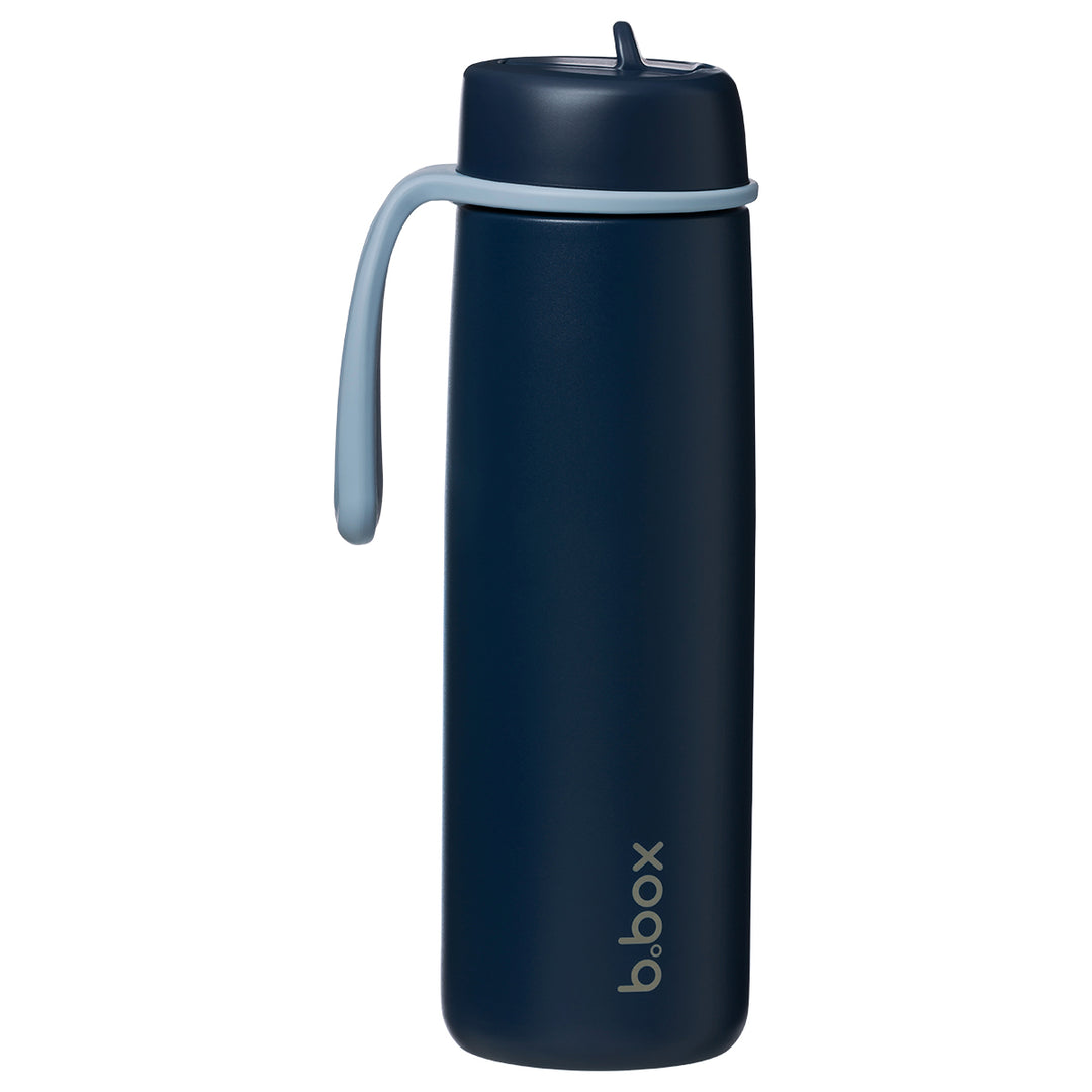 b.box Insulated Flip Top Drink Bottle 690ml - Midnight