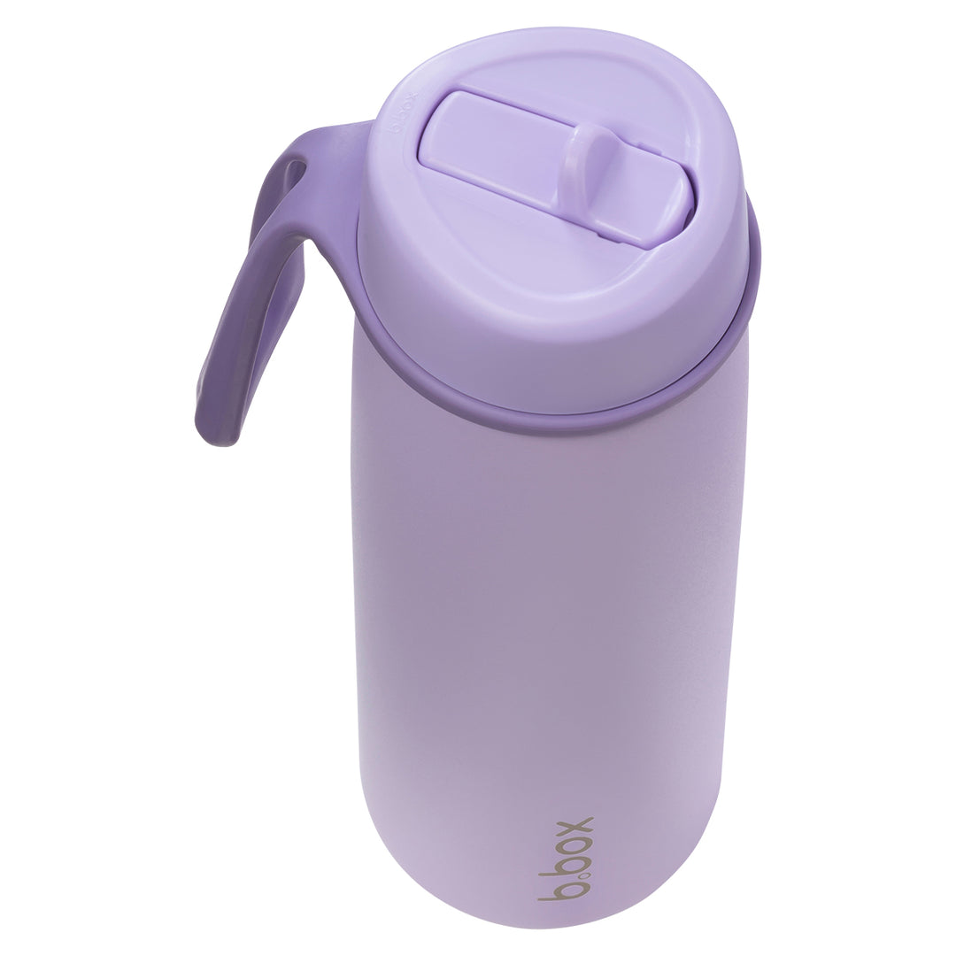 b.box Insulated Flip Top Drink Bottle 690ml - Lilac Love