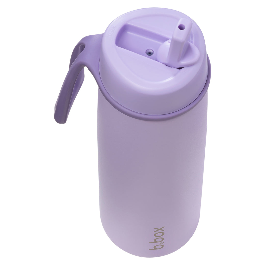 b.box Insulated Flip Top Drink Bottle 690ml - Lilac Love