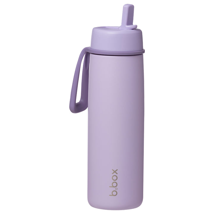 b.box Insulated Flip Top Drink Bottle 690ml - Lilac Love