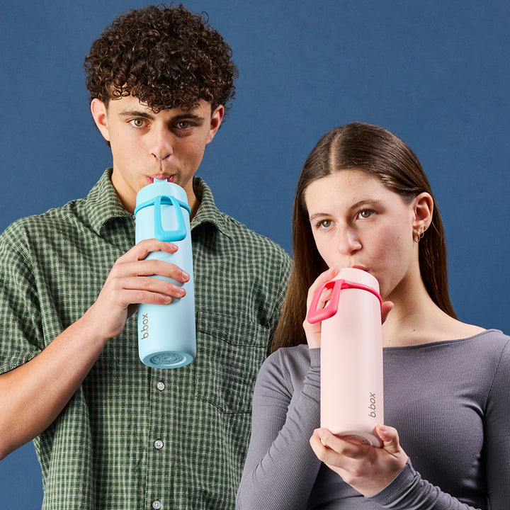 b.box Insulated Flip Top Drink Bottle 690ml - Lagoon
