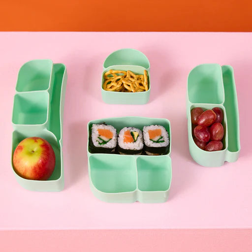 b.box Silicone Snackbox Bento Buddy - Forest