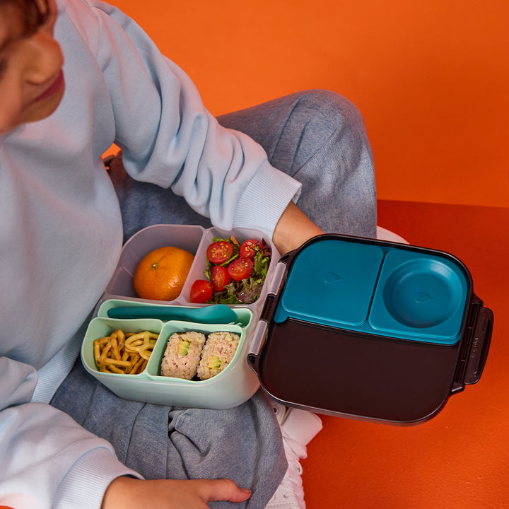 b.box Mini Lunchbox Silicone Bento Tray Insert - Forest