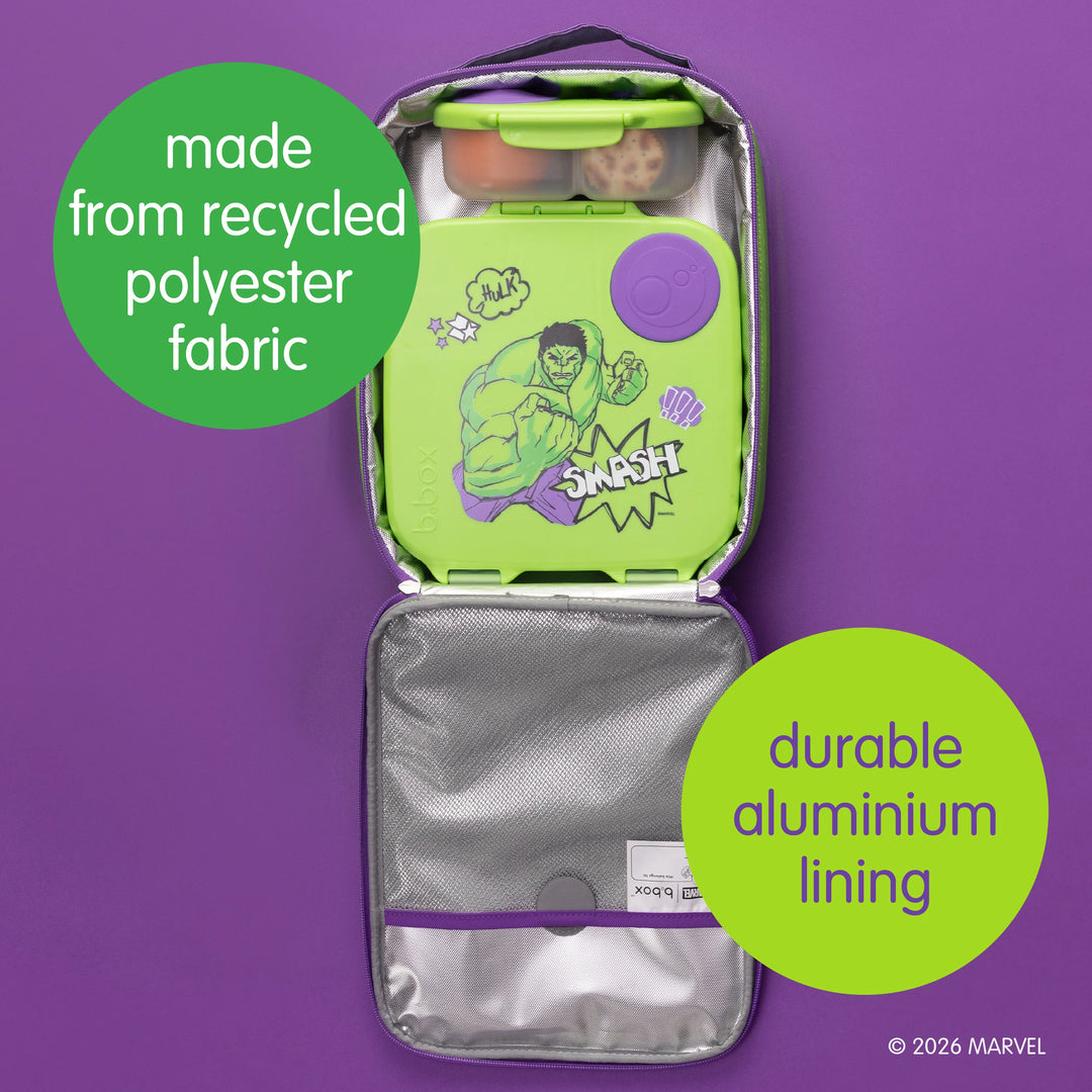 bbox x Marvel Hulk Flexi Insulated Lunch Bag