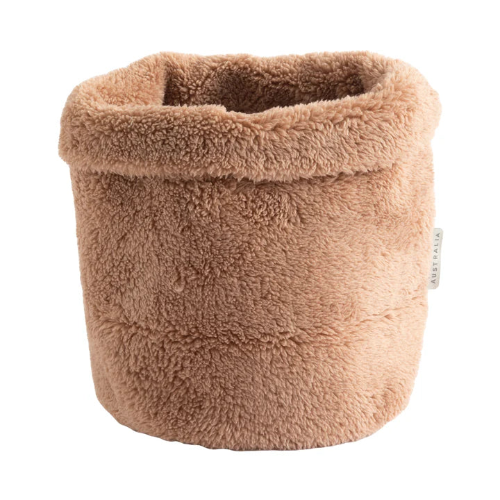 Sherpa Storage Basket - Cuddly Bear