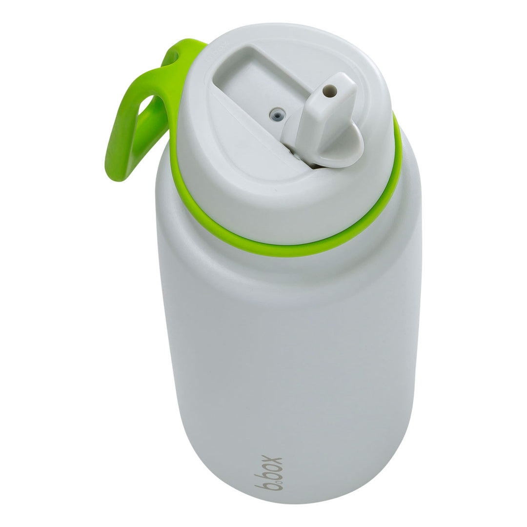 b.box Insulated Flip Top 1 Litre Bottle - Lime Time