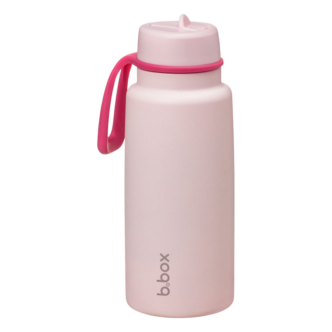b.box Insulated Flip Top 1 Litre Bottle - Pink Paradise