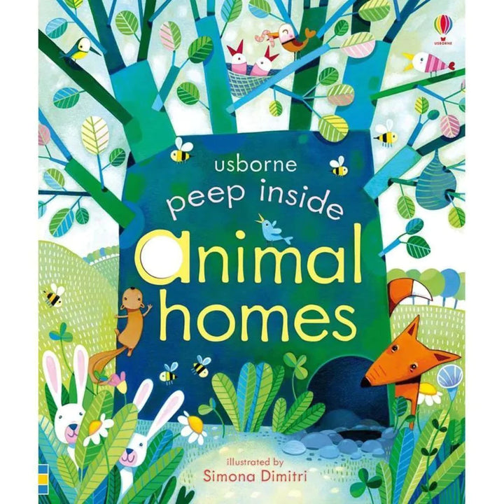 Usborne Peep Inside Animal Homes Board Book