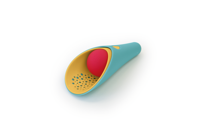 Quut Cuppi Beach Shovel & Sifter Toy - Banana Blue