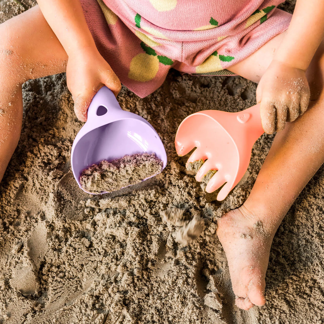 Quut Raki 2 in 1 Rake & Digger - Lavender Peach