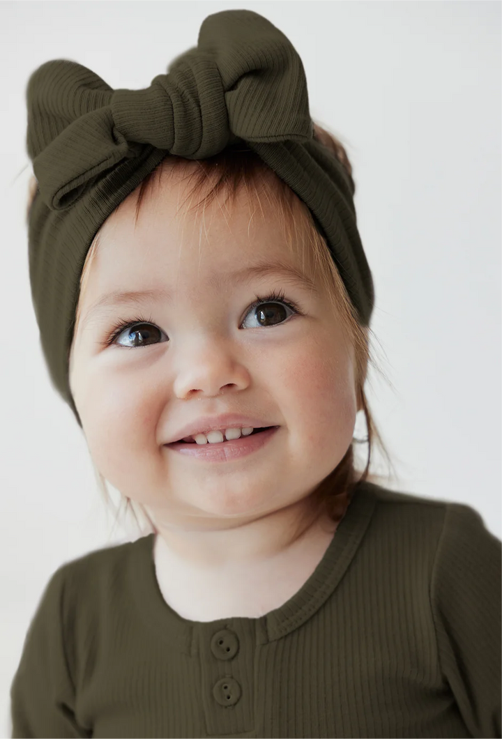 Jamie Kay Organic Cotton Modal Headband - Olive