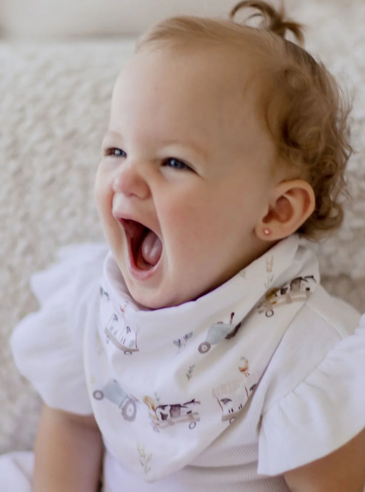 Bambella Bandana Bibs 2 Pack | Oakwood Farm & Latte