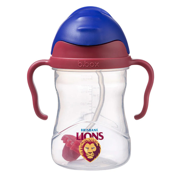 bbox ALF Weighted Straw Sippy Cup 240ml - Brisbane Lions