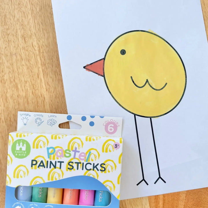Pastel Paint Sticks Pack of 6