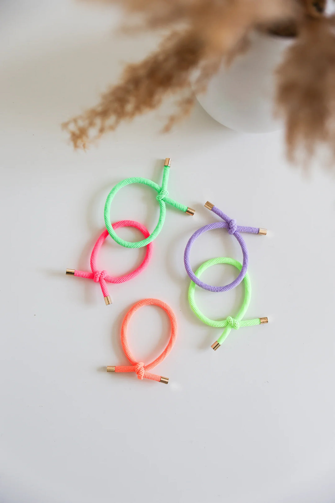 Josie Joan's Hair Tie Essentials Set of 5 | Neon Nora
